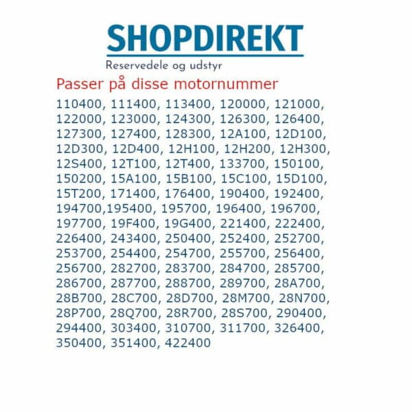 BS 281370S pakning olierør
