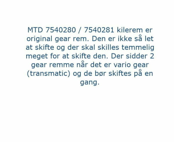 MTD 754-0281 Kilerem