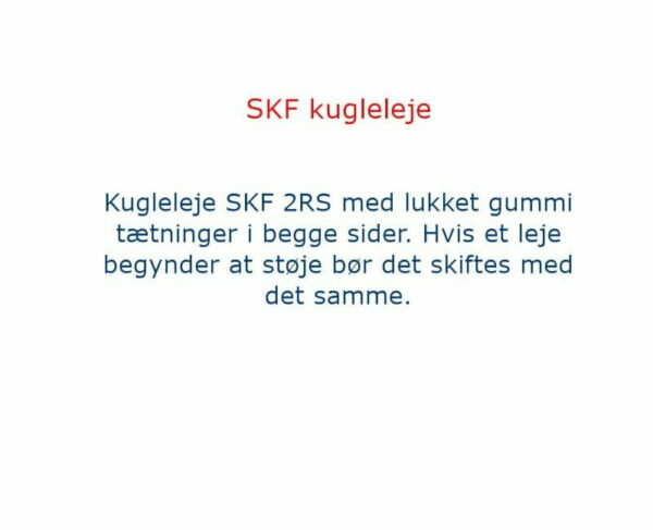 Kugleleje SKF 6000 2RS 26x10x8