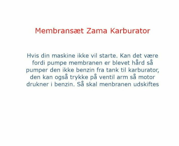 Zama GND-39 Membransæt